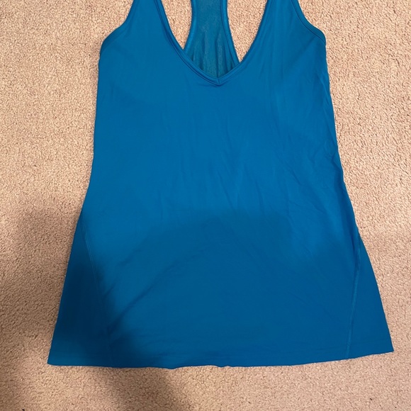 Lululemon Blue Racerback Tank Top - Picture 2 of 6